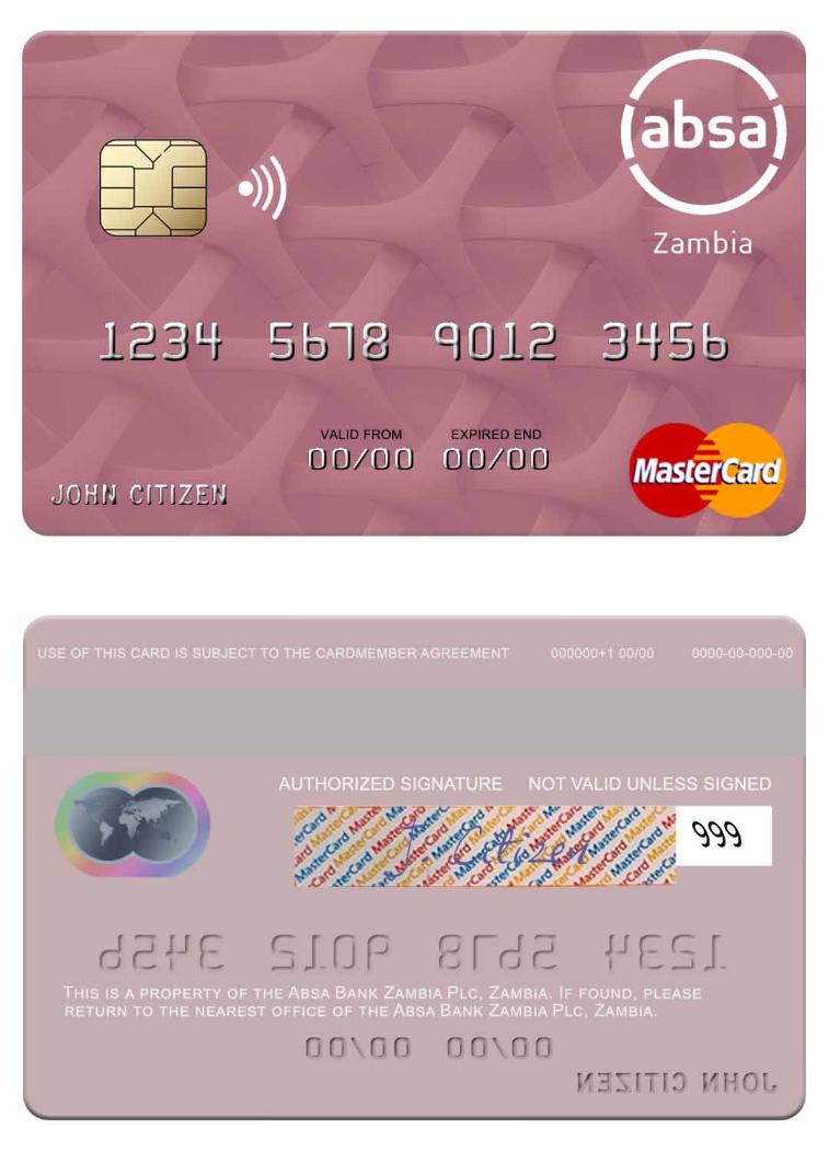 Zambia Absa Bank Zambia Plc mastercard